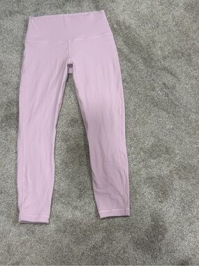lululemon athletica Light Pink High-Waist Leggings